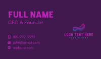 Abstract Infinite Loop Business Card