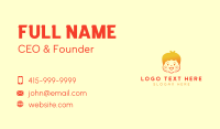 Baby Food Business Card example 3