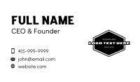 Bold Business Card example 2