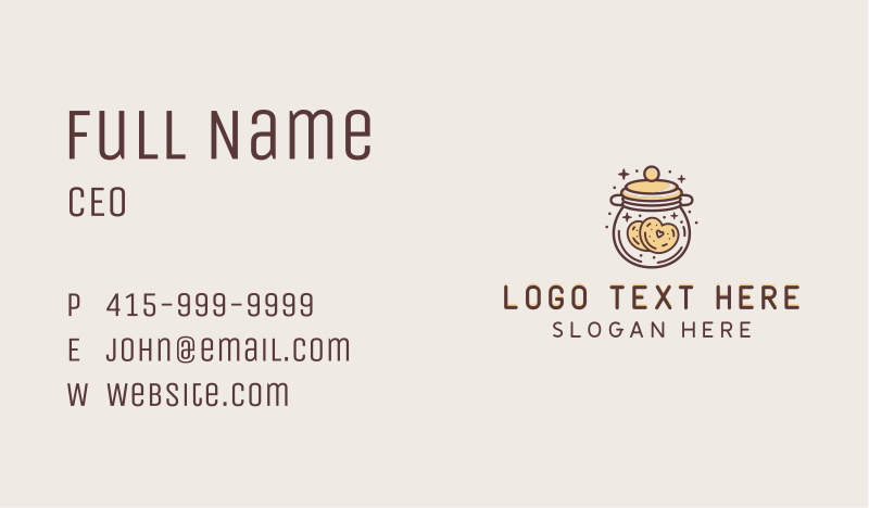 Cookies Business Card example 4