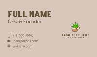 Weed Hemp Package Business Card