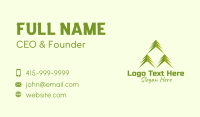 Palm Tree Forestry Business Card Design