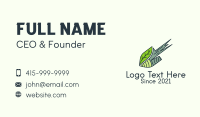 Garden Leaf Shovel  Business Card