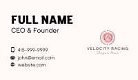 Beauty Styling Lettermark Business Card