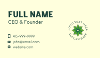 Organic Flower Gardening  Business Card Design