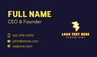 Electrical Lightning Power Business Card