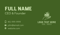 Plant Hand Farming  Business Card