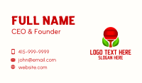 Table Tennis Tournament Business Card example 3