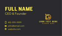 Contractor Business Card example 1