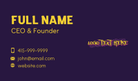 Urban Business Card example 3