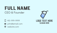 Juice Drinking Cup Business Card