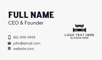 Bed Furnishing Furniture Business Card Design