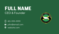 Jamaica Flag Map Business Card