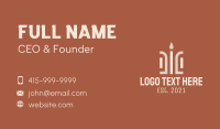 Handcraft Business Card example 2