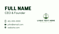 Gardening Shovel Grass Business Card