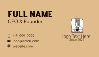 Brewed Coffee Business Card example 1