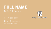 Cafe Espresso Machine  Business Card