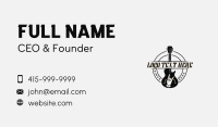 Guitar Rockstar Music Business Card