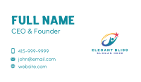 Leader Star Management Business Card Design