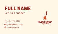 Sweeping Broomstick  Business Card Image Preview