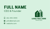 Green House Building  Business Card