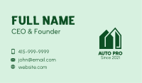 Green House Building  Business Card