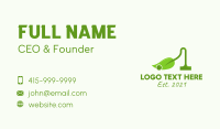 Eco Friendly Vacuum  Business Card