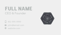 Hex Atomic Badge Business Card