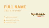 Wave Tropical Summer Business Card
