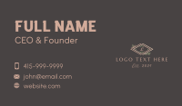 Forest Leaf Boutique Badge Business Card Design