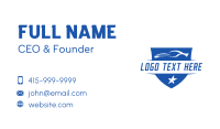 Racing Car Shield  Business Card