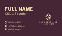 Massage Therapy Person Business Card