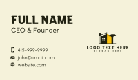 House Construction Carpentry Business Card