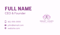 Yoga Lotus Zen Business Card