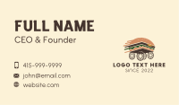 Express Hamburger Delivery Business Card