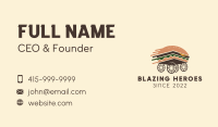 Express Hamburger Delivery Business Card Image Preview