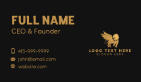 Gradient Gold Griffin Business Card