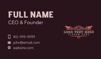 Stallion Western Rodeo Business Card