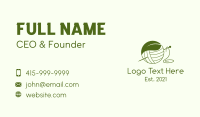 Green Leaf Yarn  Business Card