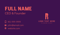 Bartending Business Card example 2