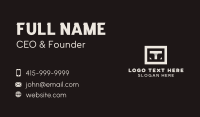 Industrial Builder Contractor  Business Card Design