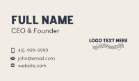 Ocean Park Business Card example 2