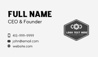 Mechanical Gear Signage Business Card