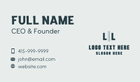 Corporate Company Letter Business Card