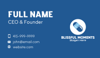 Blue Web Server Pill Business Card Image Preview