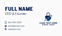 Pixel Protection Padlock Business Card