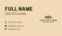 Corporate Lion Tower Business Card Design