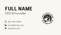 Top Hat Dog Puppy Business Card