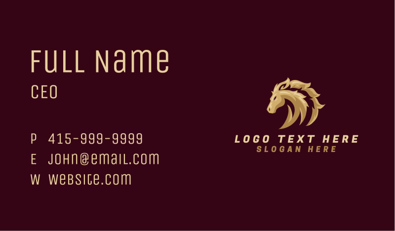 Exclusive Business Card example 2