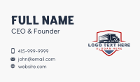 Delivery  Logistics Truck Business Card
